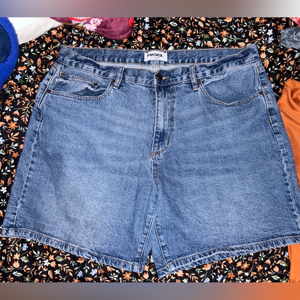 Blue Denim Shorts
